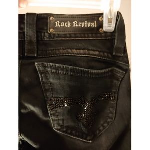 Rock Revival Amy Skinny Black Jeans